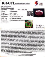 Load image into Gallery viewer, 7.29 Ratti Natural New Burma Ruby with Govt. Lab Certificate-(4551)
