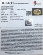 Load image into Gallery viewer, 10.38/CT Natural Ceylonese Pukhraj with Govt Lab Certificate (4551)
