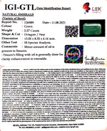 Load image into Gallery viewer, 5.57/CT Natural Panna Stone with Govt. Lab Certified-(2331)
