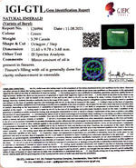 Load image into Gallery viewer, 5.39/CT Natural Panna Stone with Govt. Lab Certified-(2331)
