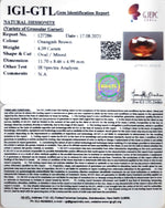 Load image into Gallery viewer, 4.59/CT Natural Govt. Lab Certified Ceylonese Gomed-(1221)
