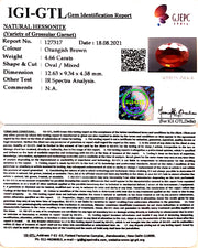 4.66/CT Natural Govt. Lab Certified Ceylonese Gomed-(1221)