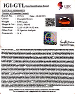 Load image into Gallery viewer, 3.99/CT Natural Govt. Lab Certified Ceylonese Gomed-(1221)
