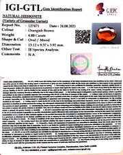 4.88/CT Natural Govt. Lab Certified Ceylonese Gomed-(1221)
