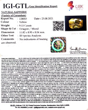 9.15/CT Natural Ceylonese Pukhraj with Govt Lab Certificate-78810