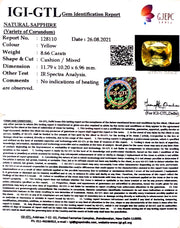 8.66/CT Natural Ceylonese Pukhraj with Govt Lab Certificate-67710