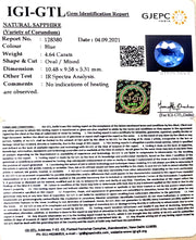 5.15/CT Neelam stone with Govt. Lab certificate-BLUSA9A