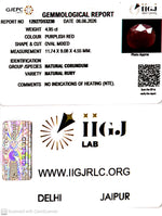 Load image into Gallery viewer, 4.95/CT Natural Ruby Stone with Govt. Lab Certificate-12927D53230