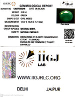 Load image into Gallery viewer, 5.86/CT Natural Panna Stone with Govt. Lab Certificate-12927D53248