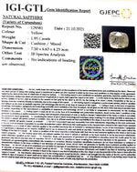 Load image into Gallery viewer, 1.93/CT Natural Ceylonese Pukhraj with Govt Lab Certificate-4551
