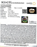 Load image into Gallery viewer, 5.72/CT Natural Yellow Sapphire With Govt Lab Certificate
