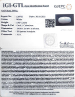 Load image into Gallery viewer, 6.49 Ratti Natural Opal with Govt. Lab Certificate (832)
