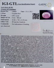 5.50 Ratti Natural New Burma Ruby with Govt. Lab Certificate-(3441)