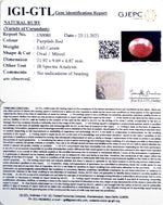 Load image into Gallery viewer, 6.27 Ratti Natural new burma Ruby with Govt. Lab Certificate-(2331)
