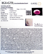 7.50 Ratti Natural Ruby with Govt Lab Certificate-(7881)