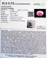 Load image into Gallery viewer, 5.40 Ratti Natural new burma Ruby with Govt. Lab Certificate-(2331)
