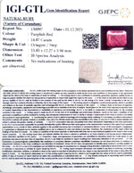 Load image into Gallery viewer, 14.87/CT Natural New Burma Ruby with Govt. Lab Certificate-2331
