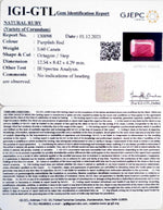 Load image into Gallery viewer, 6.21 Ratti Natural new burma Ruby with Govt. Lab Certificate-(2331)
