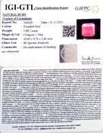 Load image into Gallery viewer, 6.52 Ratti Natural new burma Ruby with Govt. Lab Certificate-(2331)

