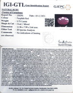 Load image into Gallery viewer, 5.75 Ratti Natural New Burma Ruby with Govt. Lab Certificate-(4551)

