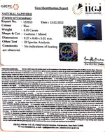 Load image into Gallery viewer, 4.49 Ratti  Natural blue sapphire with Govt. Lab Certificate (6771)
