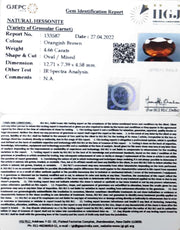 5.17 Ratti Natural Govt. Lab Certified Ceylonese Gomed-(1221)
