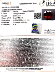 4.74/CT Natural Govt. Lab Certified Ceylonese Gomed-(1221)