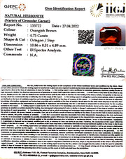 4.75/CT Natural Govt. Lab Certified Ceylonese Gomed-1221