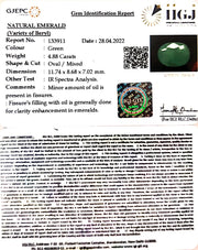 5.41 Ratti Natural Panna Stone with Govt. Lab Certified-(2331)