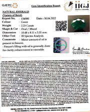 2.47 Ratti Natural Panna stone with Govt. Lab Certified-3441