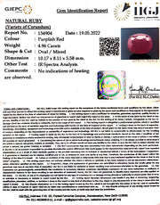 5.50/CT Natural Neo Burma Ruby with Govt. Lab Certificate-(5661)