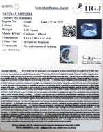 Load image into Gallery viewer, 4.60/CT Natural Blue sapphire with Govt Lab Certificate-BLUSA9T
