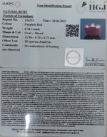 Load image into Gallery viewer, 6.34/CT Natural Mozambique Ruby with Govt. Lab Certificate-7881
