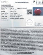 Load image into Gallery viewer, 4.94/CT Natural Mozambique Ruby with Govt. Lab Certificate-7881
