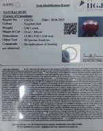 Load image into Gallery viewer, 5.48/CT Natural Mozambique Ruby with Govt. Lab Certificate-12210
