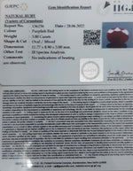 Load image into Gallery viewer, 3.80/CT Natural Mozambique Ruby with Govt. Lab Certificate-12210
