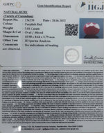 Load image into Gallery viewer, 3.81/CT Natural Mozambique Ruby with Govt. Lab Certificate-7881

