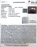 Load image into Gallery viewer, 12.84/CT Natural Mozambique Ruby with Govt. Lab Certificate-7881
