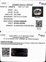 Load image into Gallery viewer, 1.98/CT Natural Ceylonese Pukhraj with Govt Lab CertificatE-YELSA9T
