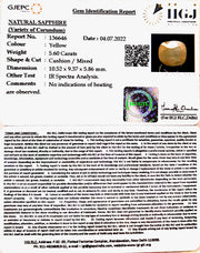5.60/CT Natural Ceylonese Pukhraj with Govt Lab Certificate-6771