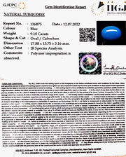 9.10 Carat Turquoise-(832)