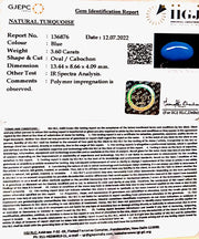 3.60 Carat Turquoise-(832)