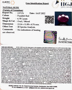 Load image into Gallery viewer, 6.78/CT Natural Mozambique Ruby with Govt. Lab Certificate-(12210)
