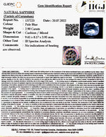 Load image into Gallery viewer, 2.90/CT Natural Blue Sapphire with Govt Lab Certificate-BLUSA9U
