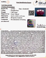 Load image into Gallery viewer, 7.60/CT Natural Neo Burma Ruby with Govt. Lab Certificate-3441
