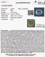 Load image into Gallery viewer, 3.68 Ratti Blue Topaz with Govt Lab Certificate-(1665)
