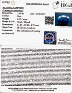Load image into Gallery viewer, 8.33/CT Natural Blue Sapphire with Govt Lab Certificate-(2331)
