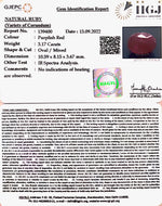 Load image into Gallery viewer, 3.17/CT Natural Mozambique Ruby with Govt. Lab Certificate-7881
