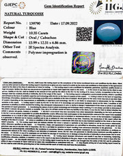 10.35 Carat Turquoise-(832)