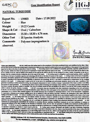 19.22 Carat Turquoise-(1221)